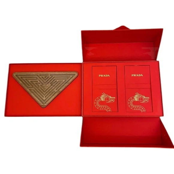 Prada Year of Dragon Wooden Maze Game with Scrolls NIB - Picture 8 of 11